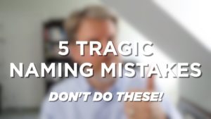 NAMING YOUR BUSINESS » 5 Fatal Mistakes Online Entrepreneurs Frequently Make When Naming Their Brand