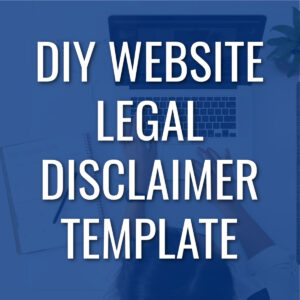 Website Disclaimer template