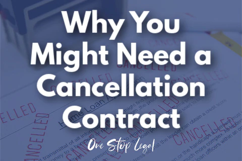 cancellation contract