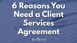 client services agreement