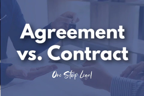 Agreement vs Contract