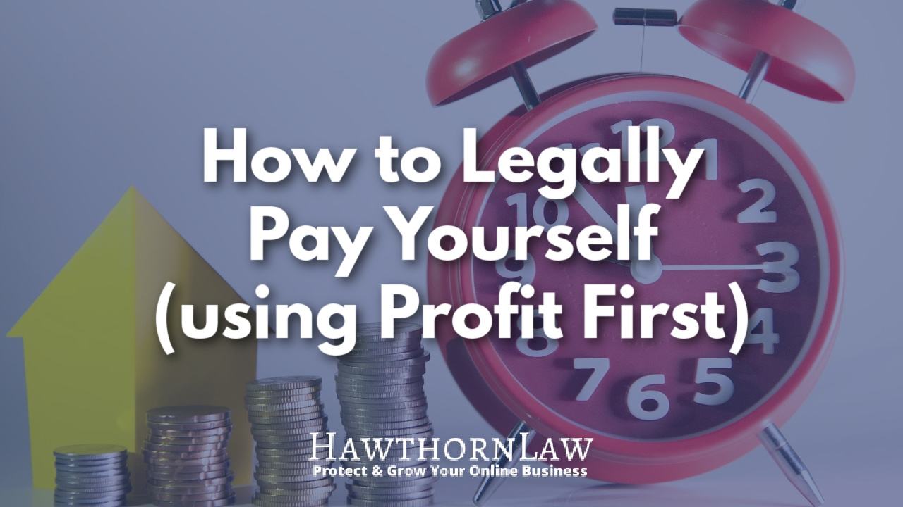 Pay yourself using profit first
