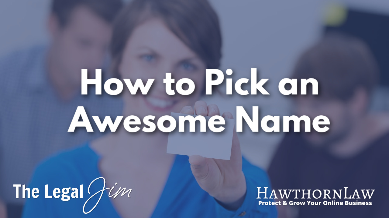 how to pick a trademark name