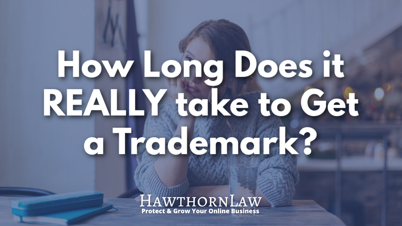 how long does it really take to get a trademark (women patiently waiting)