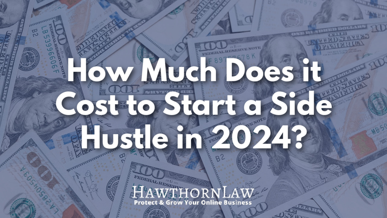 how much does it cost to start a side hustle